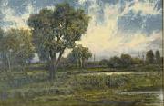 Charles S. Dorion marshland oil on canvas